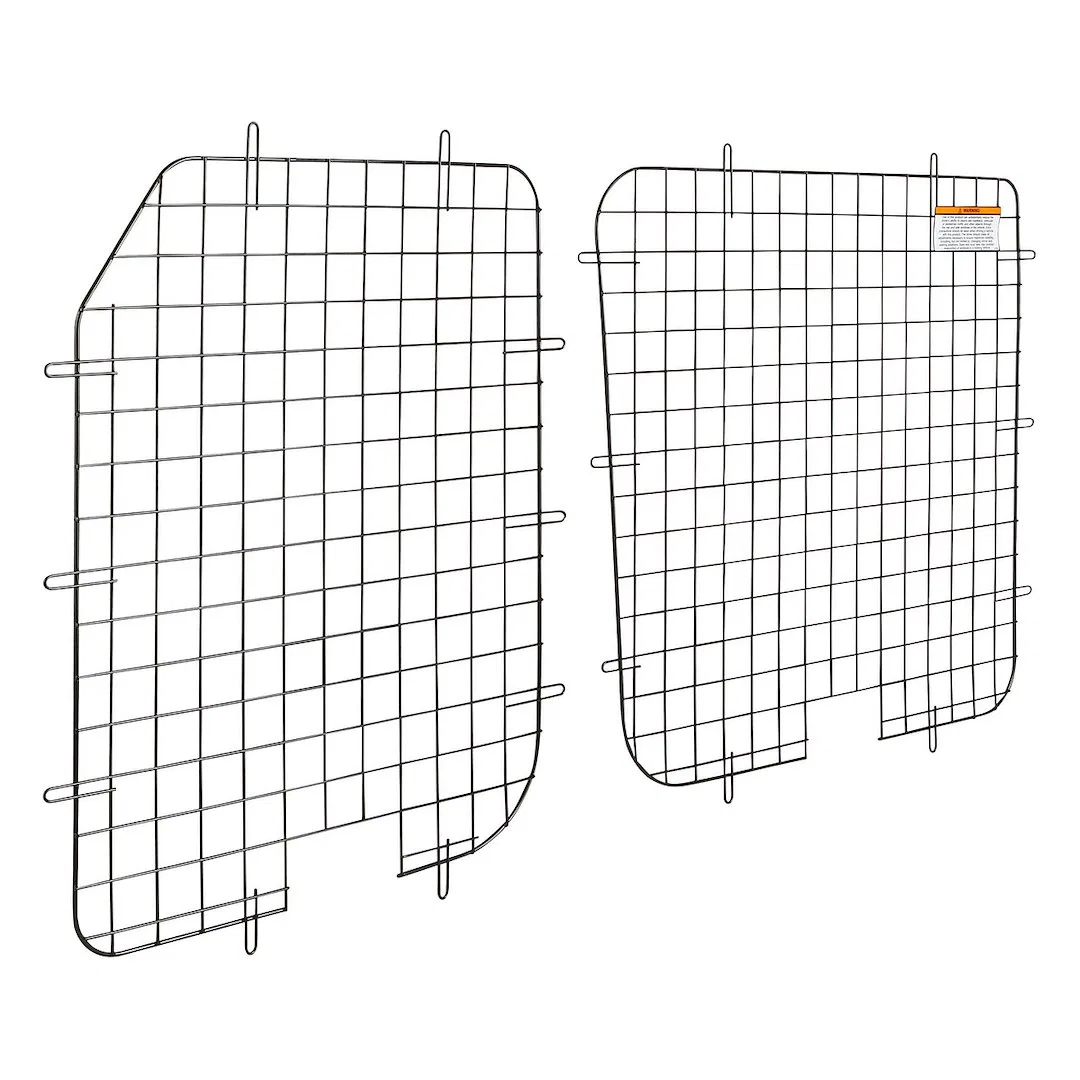 88062 – WEATHERGUARD Window Guard, Rear Van Door Powder Coated Black Steel With Mounting Hardware Set Of 2